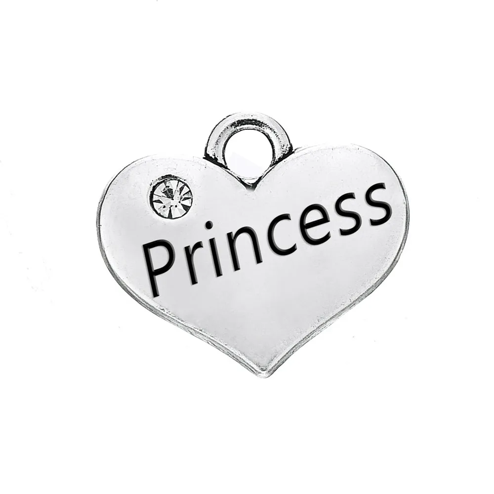 Silver Heart Charm for Jewelry Creations 8 Silver Heart Charm for Jewelry Creations - Image 8