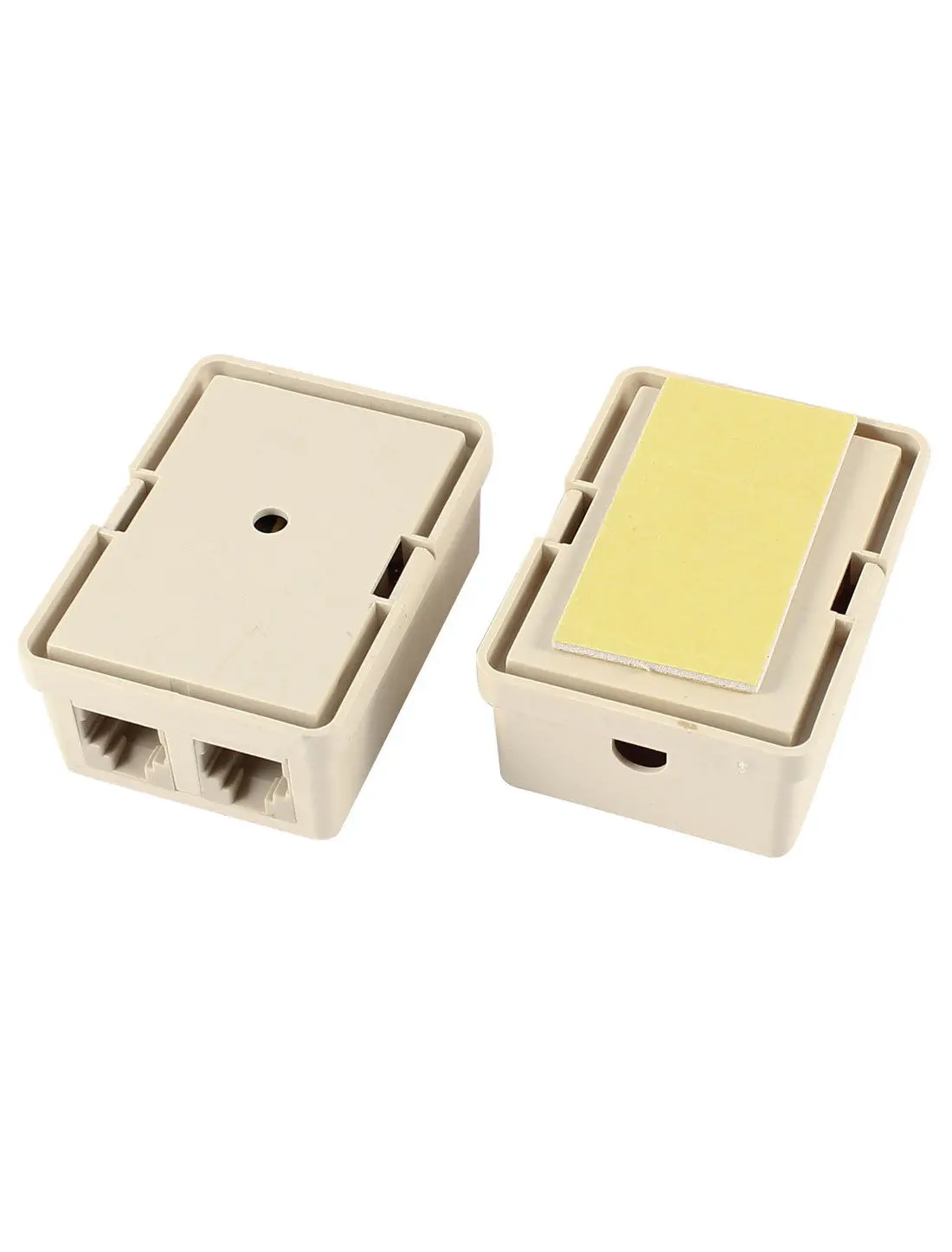 Beige RJ11 Inline Phone Cable Coupler 2 Beige RJ11 Inline Phone Cable Coupler - Image 2