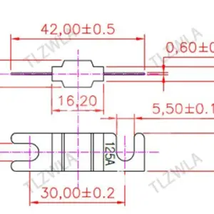 Gold-Plated Automotive Fuse Set 20A-200A 11 Ha286577c855d434f8ea2cec509efc087y