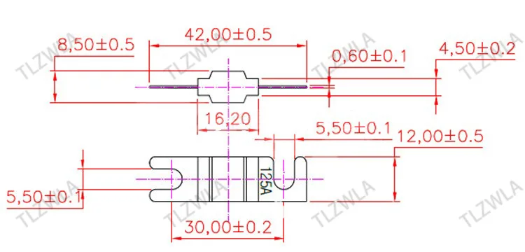 Gold-Plated Automotive Fuse Set 20A-200A 6 Gold-Plated Automotive Fuse Set 20A-200A - Image 6