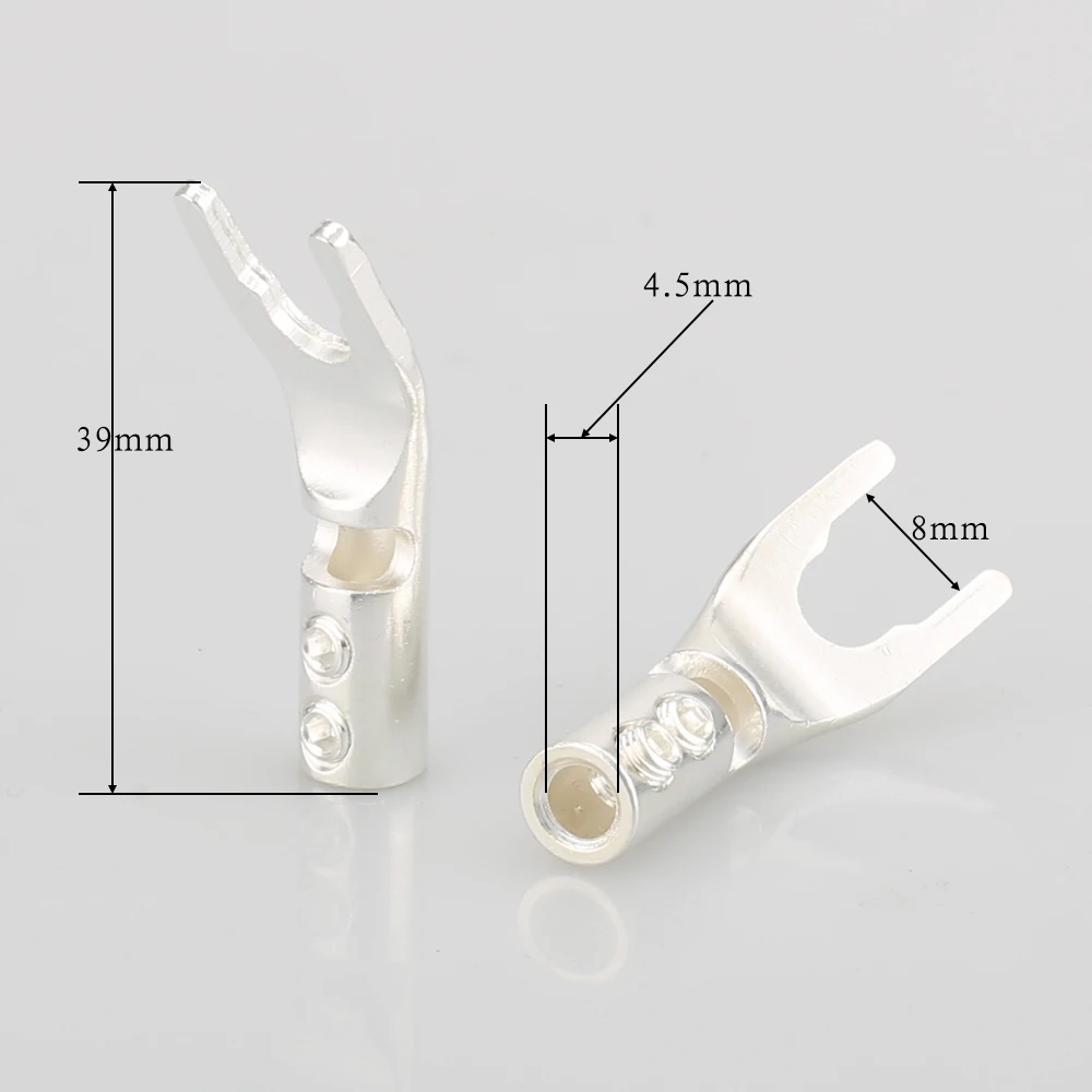 High-Quality Copper Spade Connectors for Audio Systems 2 High-Quality Copper Spade Connectors for Audio Systems - Image 2