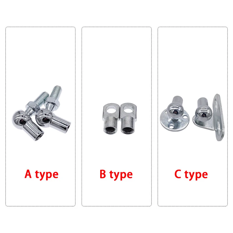 M8 Steel Gas Spring Connector Socket Assembly 2 M8 Steel Gas Spring Connector Socket Assembly - Image 2