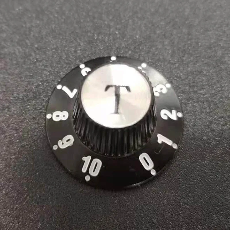 Aluminum Guitar Control Knob Set 6mm Stem 2 Aluminum Guitar Control Knob Set 6mm Stem - Image 2