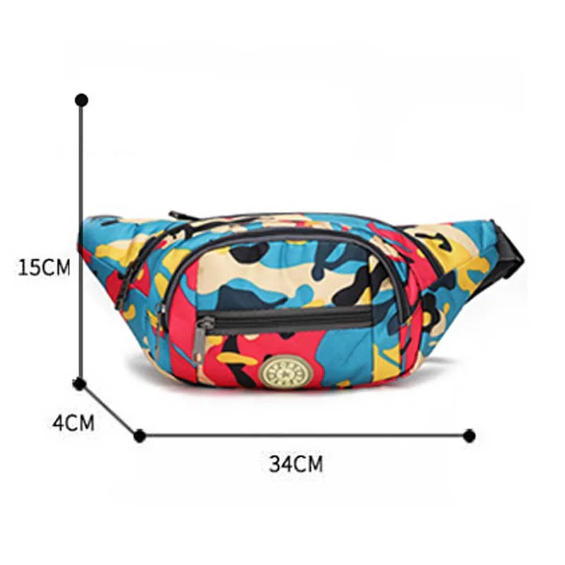 Vibrant Camouflage Waist Bag for Men & Women 5 Vibrant Camouflage Waist Bag for Men & Women - Image 5