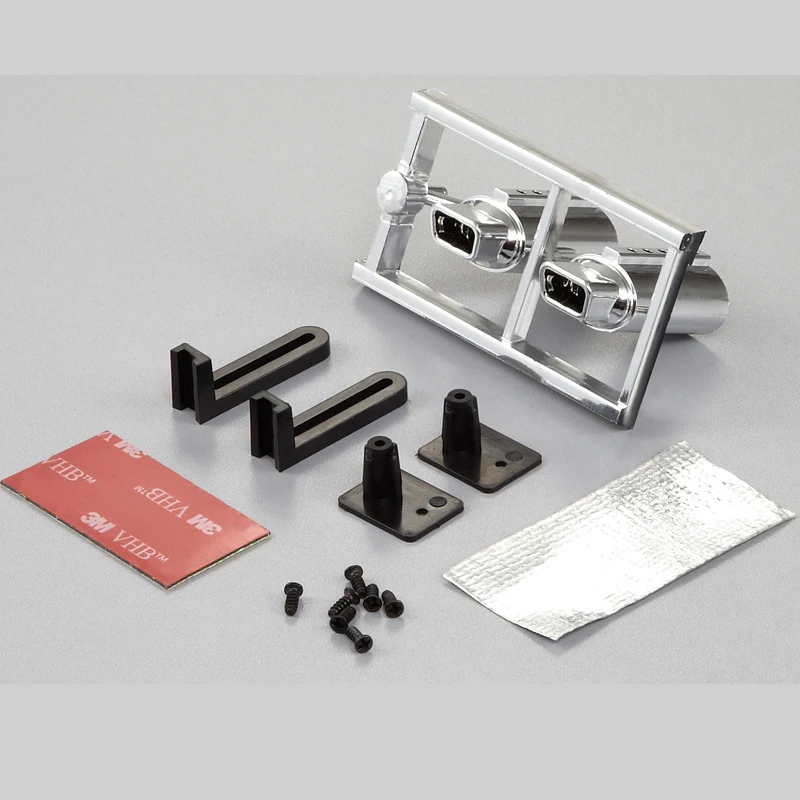 RC Car Exhaust Pipe Set with 4 Tips 3 RC Car Exhaust Pipe Set with 4 Tips - Image 3