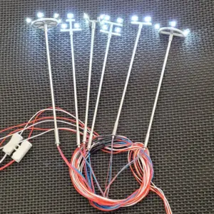 HO Scale Miniature Street Light Set (2, 3, or 4 Pieces) 12 Haacf154d99564544802ba70e77fd3ed0j