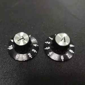 Aluminum Guitar Control Knob Set 6mm Stem 9 Hab82b5673a9644eea7f55af33c374a1eS