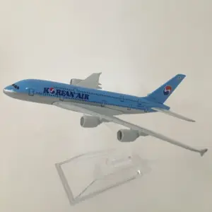 Korean Air Airbus A380 Diecast Model 1:400 Scale 9 Hac9ea2f38f004ce1b07eaca36e488f6dj