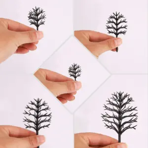 Miniature Black Tree Set for Dioramas (50 Pieces) 15 Hacb73300184d4a5483093c58eac7dab6T