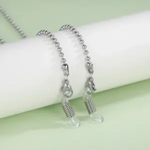 Stainless Steel Glasses Chain with Silicone Tips 18 Had142a4130a24fd1bbbacaea6f5e8173L