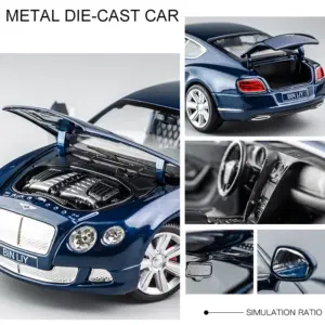 Blue Bentley Continental GT 1:24 Diecast Model 10 Haec634fb64e34c30b8fabf3ccde30e85P