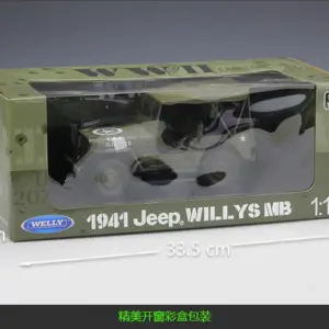 1941 Jeep Willys MB 1:18 Diecast Model 15 Haf4d1ea4dd9f44b080cfa12abe84919dg