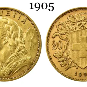 Vintage Switzerland 20 Francs Brass Coin Replica 6 Hb025cb059b1c4898a0f7cd0b8e317cefs