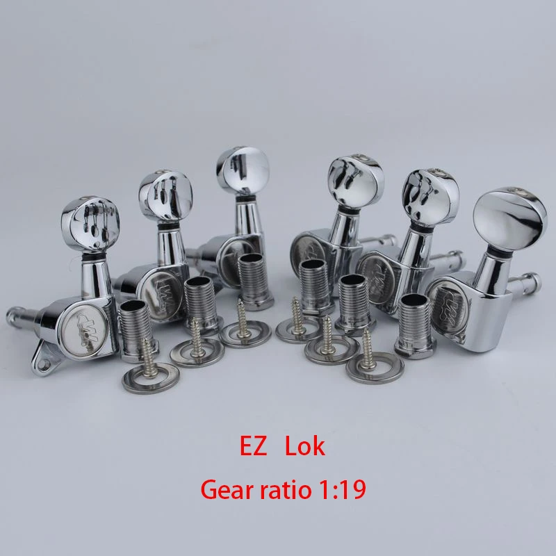 Wilkinson CR WJN05 Silver Guitar Tuners Set 2 Wilkinson CR WJN05 Silver Guitar Tuners Set - Image 2