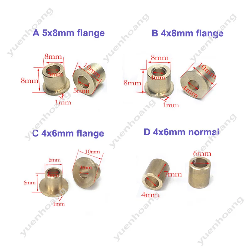 Brass Shaft Bushings Set for RC Models 3 Brass Shaft Bushings Set for RC Models - Image 3