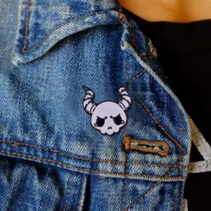 Cute Satan Bull Head Brooch with Copper Finish 11 Hb420ac410df44995accb1d53400dd01a9