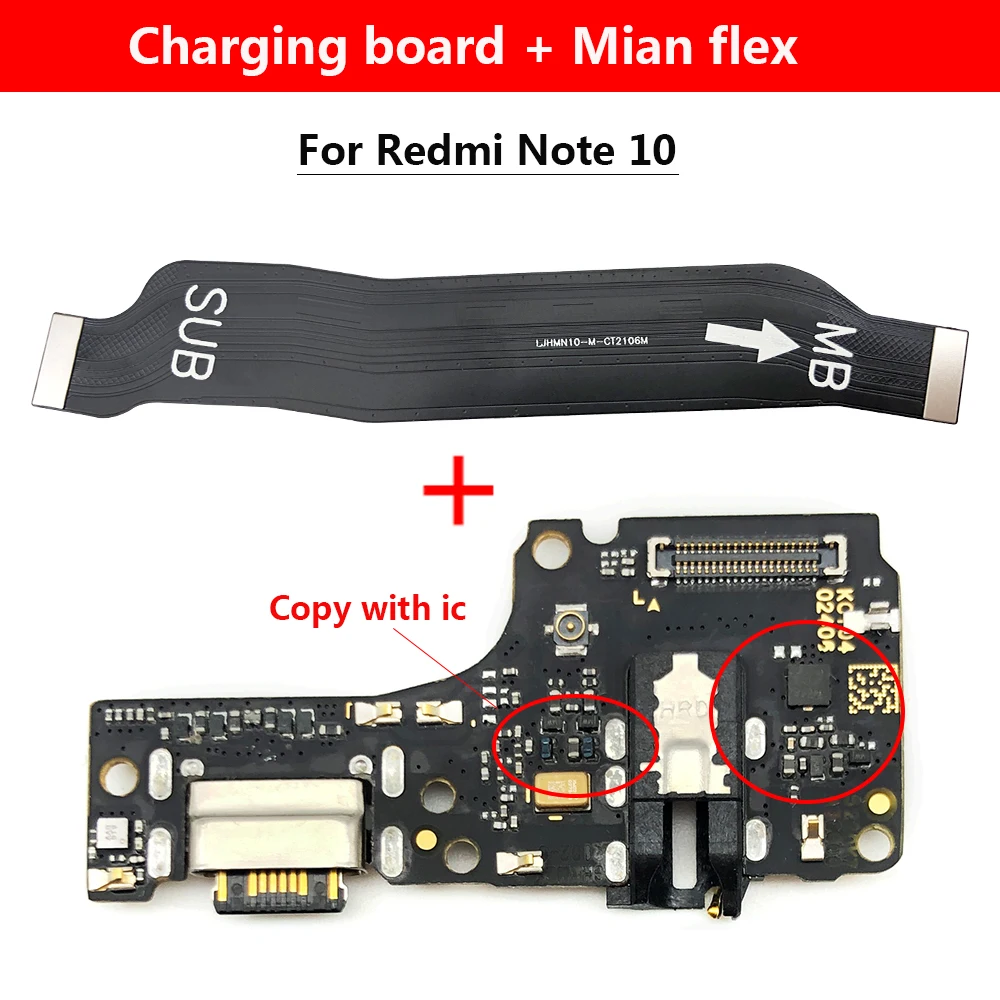 Xiaomi Redmi/Note 10/11 USB Port Flex Cable 4 Xiaomi Redmi/Note 10/11 USB Port Flex Cable - Image 4