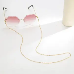 Stainless Steel Glasses Chain with Silicone Tips 11 Hb64a5070fff64e789dec9f6404774854E