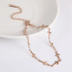 Stainless Steel Cross Bracelet for Women 14 Hba64f62670bc425c820526013f09222f7