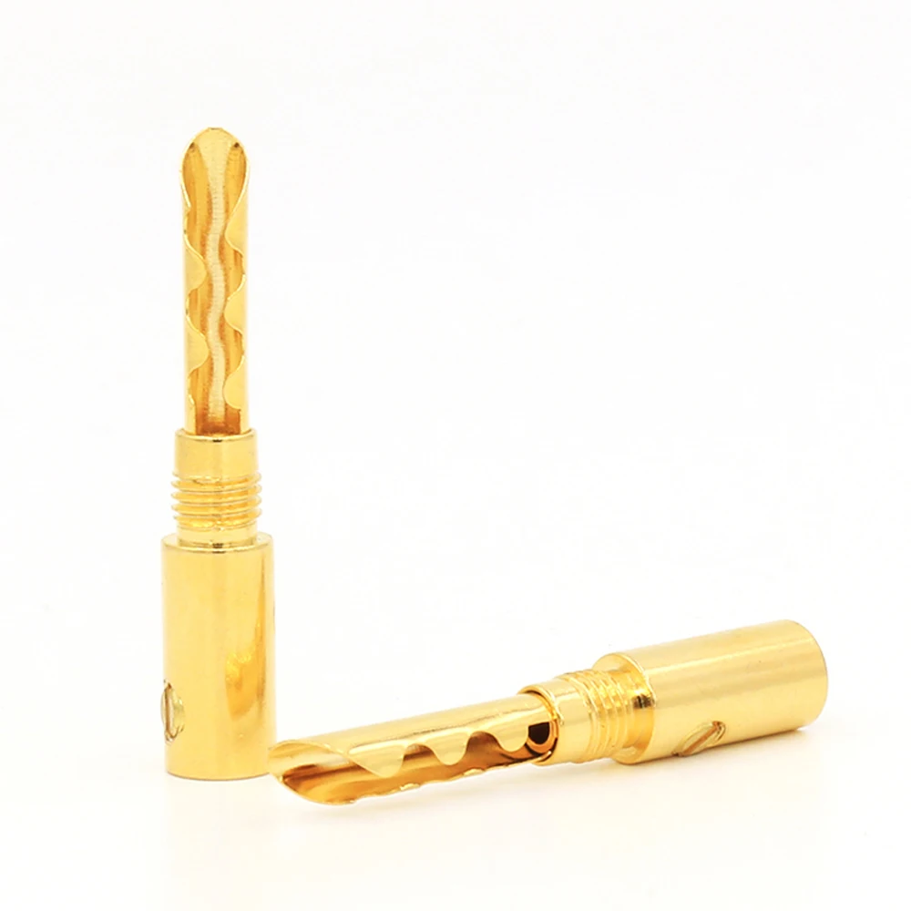 Gold-Plated Copper Banana Plugs Set (12 or 24) 5 Gold-Plated Copper Banana Plugs Set (12 or 24) - Image 5