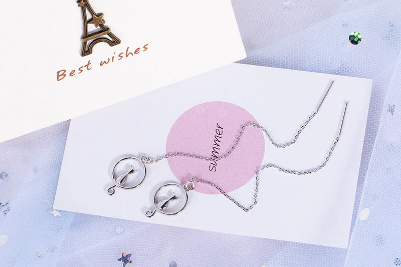 Moon and Cat Silver Earrings 5 Moon and Cat Silver Earrings - Image 5