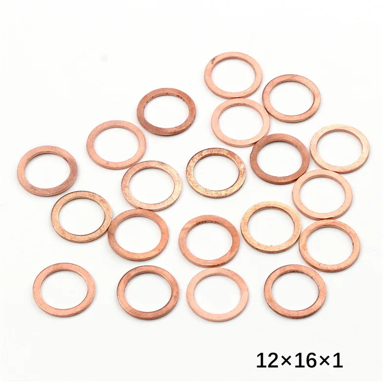 Set of 20 Copper Washers for Sealing 6 Set of 20 Copper Washers for Sealing - Image 6