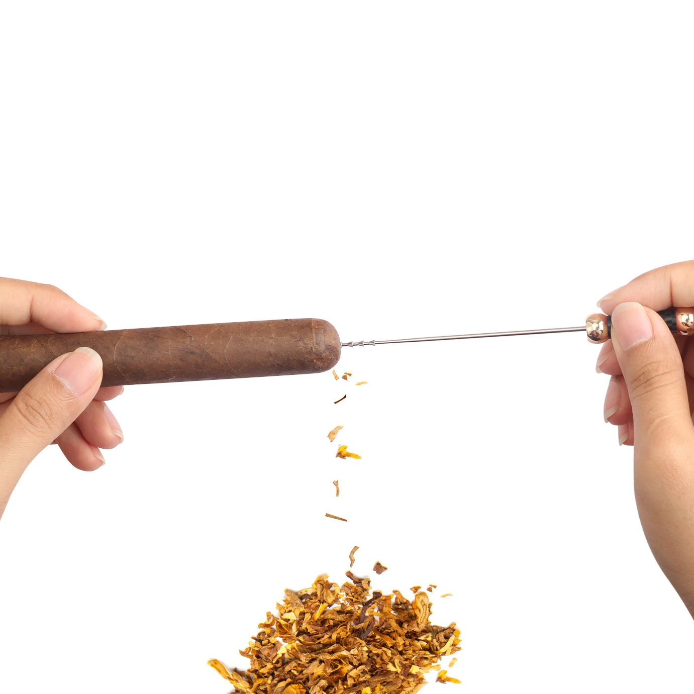 Elegant Stainless Steel Cigar Draw Enhancer in Multiple Colors 3 Elegant Stainless Steel Cigar Draw Enhancer in Multiple Colors - Image 3