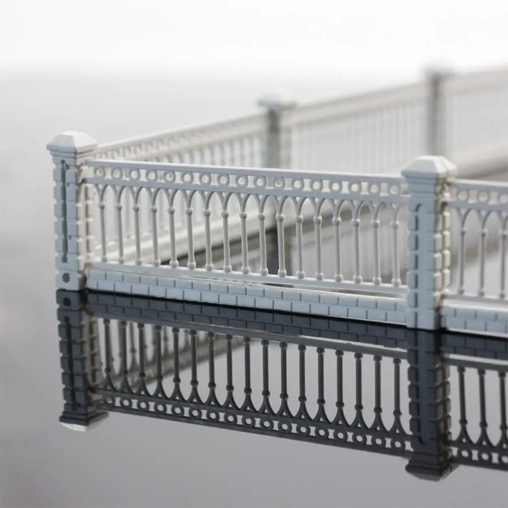 Evemodel White Model Railway Fence Wall 1m 4 Evemodel White Model Railway Fence Wall 1m - Image 4