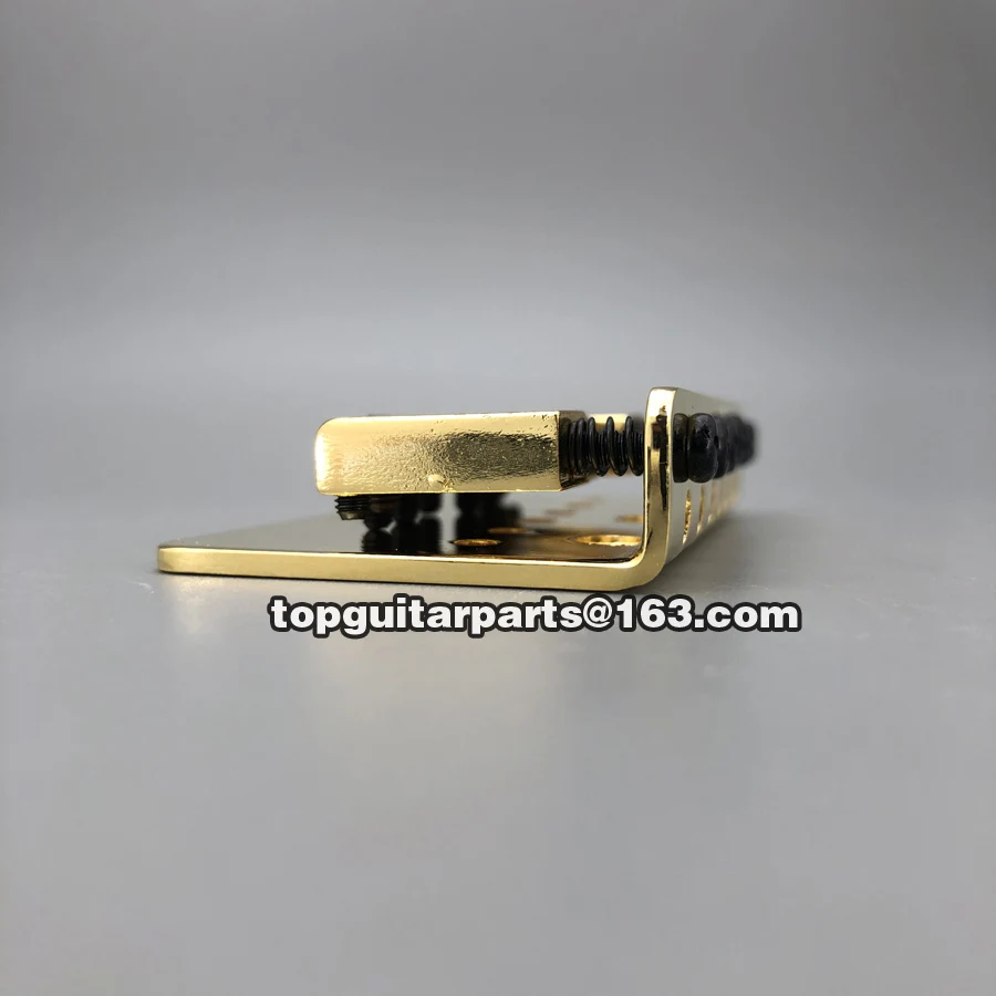 Wilkinson Hardtail Stratocaster Guitar Bridge Chrome or Gold 2 Wilkinson Hardtail Stratocaster Guitar Bridge Chrome or Gold - Image 2