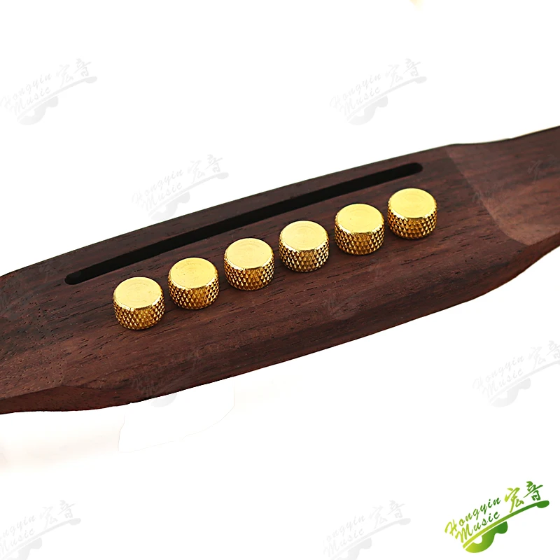 Copper Acoustic Guitar Bridge Pins Set 5 Copper Acoustic Guitar Bridge Pins Set - Image 5