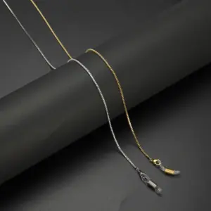 Stainless Steel Glasses Chain with Silicone Tips 15 Hc412dac7985c46a5830842ef6d61d92dm