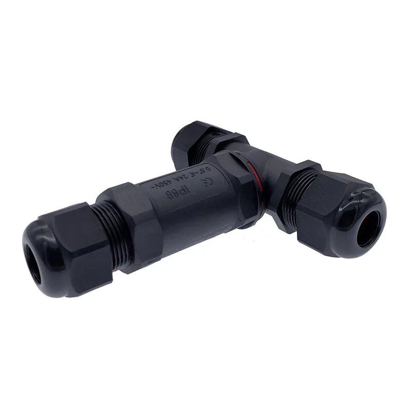 IP68 Waterproof T-Branch Connector, 2-5 Pin 4 IP68 Waterproof T-Branch Connector, 2-5 Pin - Image 4