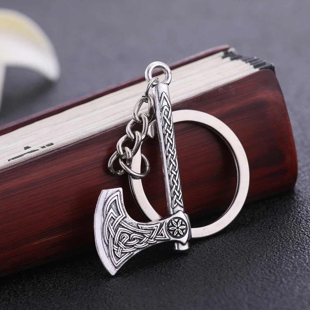 Vintage Axe Keychain with Engraved Design 10 Vintage Axe Keychain with Engraved Design - Image 10