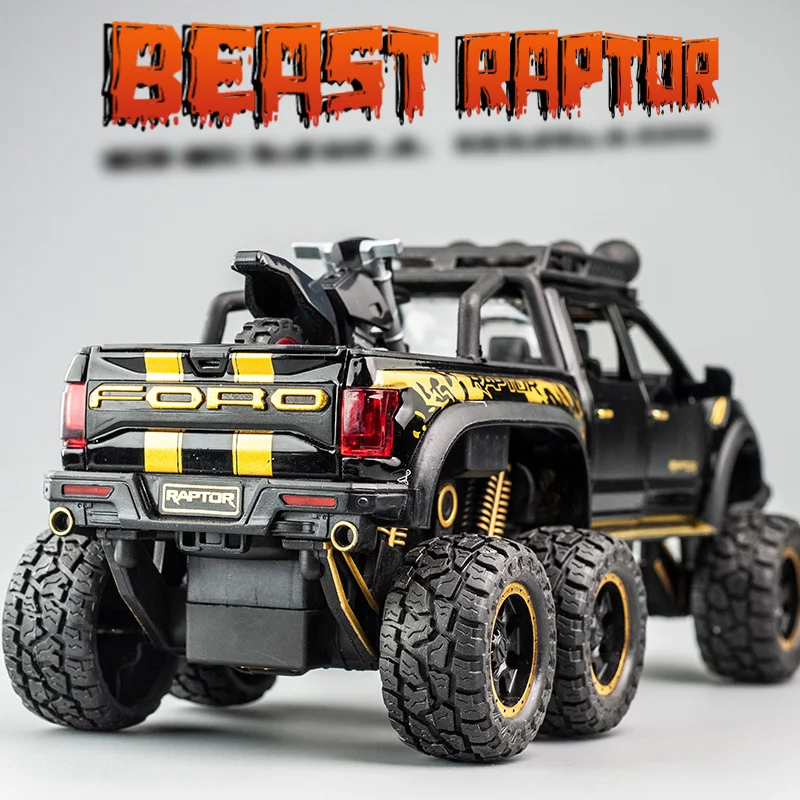 1:28 Ford Raptor F150 Alloy Diecast Model 2 1:28 Ford Raptor F150 Alloy Diecast Model - Image 2