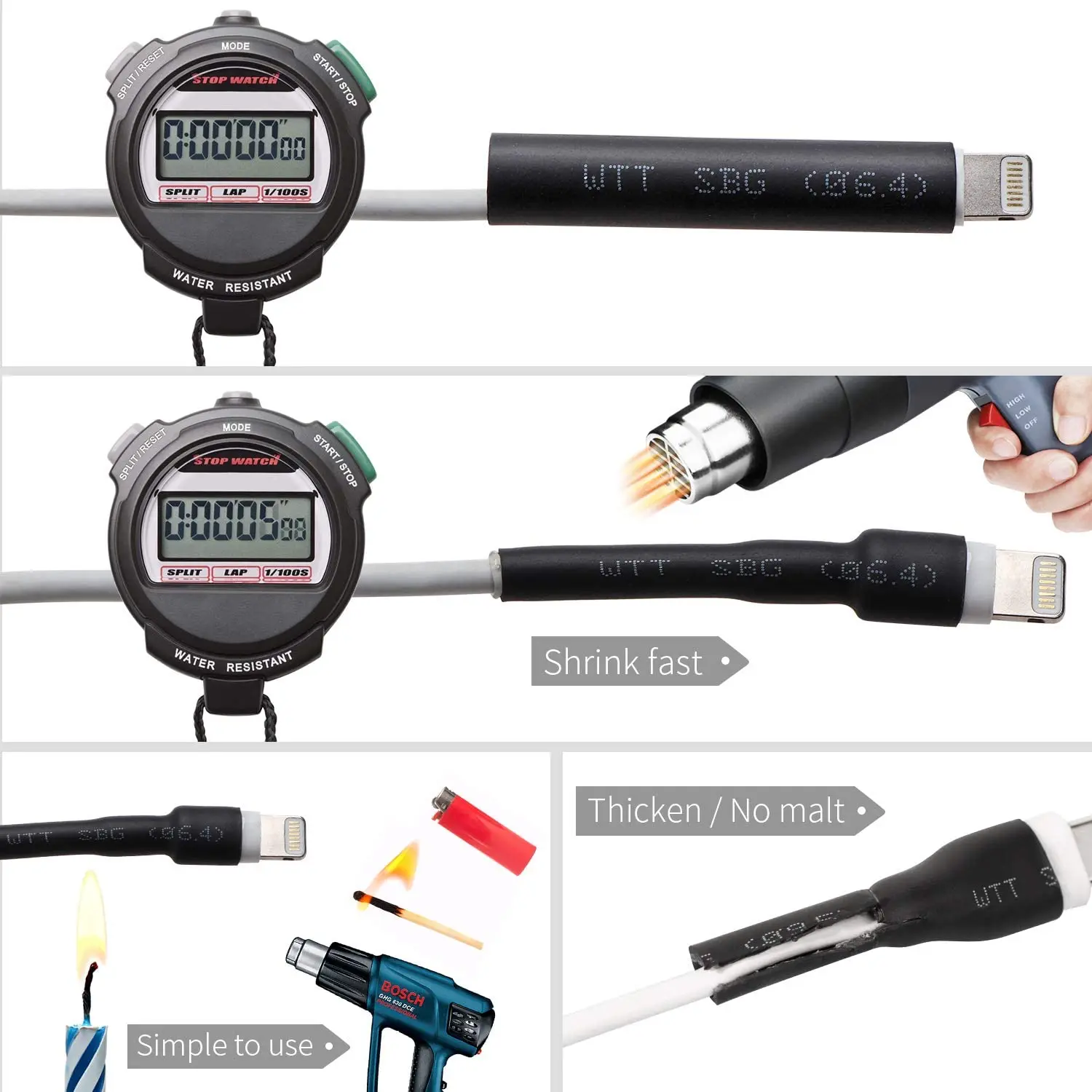 Heat Shrink Tubing Set for Wiring Repairs 5 Heat Shrink Tubing Set for Wiring Repairs - Image 5