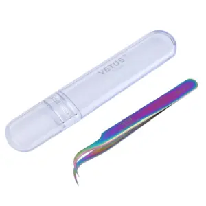 VETUS MCS-15 Iridescent Curved Precision Tweezers 16 Hc8f5b8d20d954c6394be3ee53e79f753p