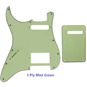 Left-Handed USA 72' Strat Pickguard with Aluminum Shield 12 Hca104996f21546f19a5a035eef2e9869Z