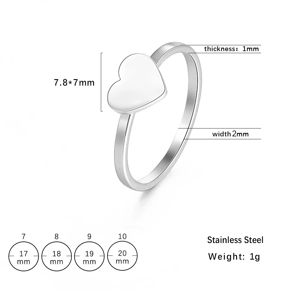 Elegant Heart Couple Rings for Love 7 Elegant Heart Couple Rings for Love - Image 7