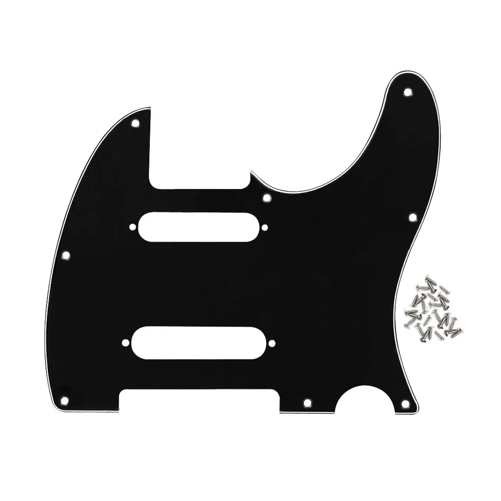 Black 3-Ply Pickguard for Nashville Telecaster 2 Black 3-Ply Pickguard for Nashville Telecaster - Image 2