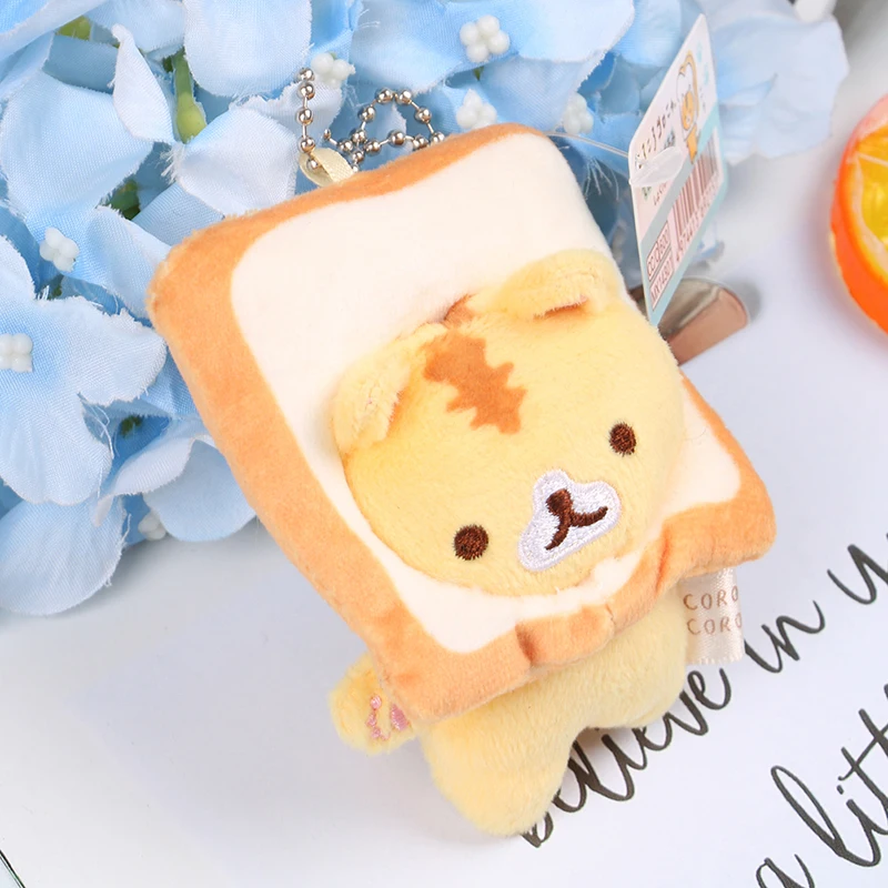 Cute Bread Cat Plush Keychain for Bags 2 Cute Bread Cat Plush Keychain for Bags - Image 2