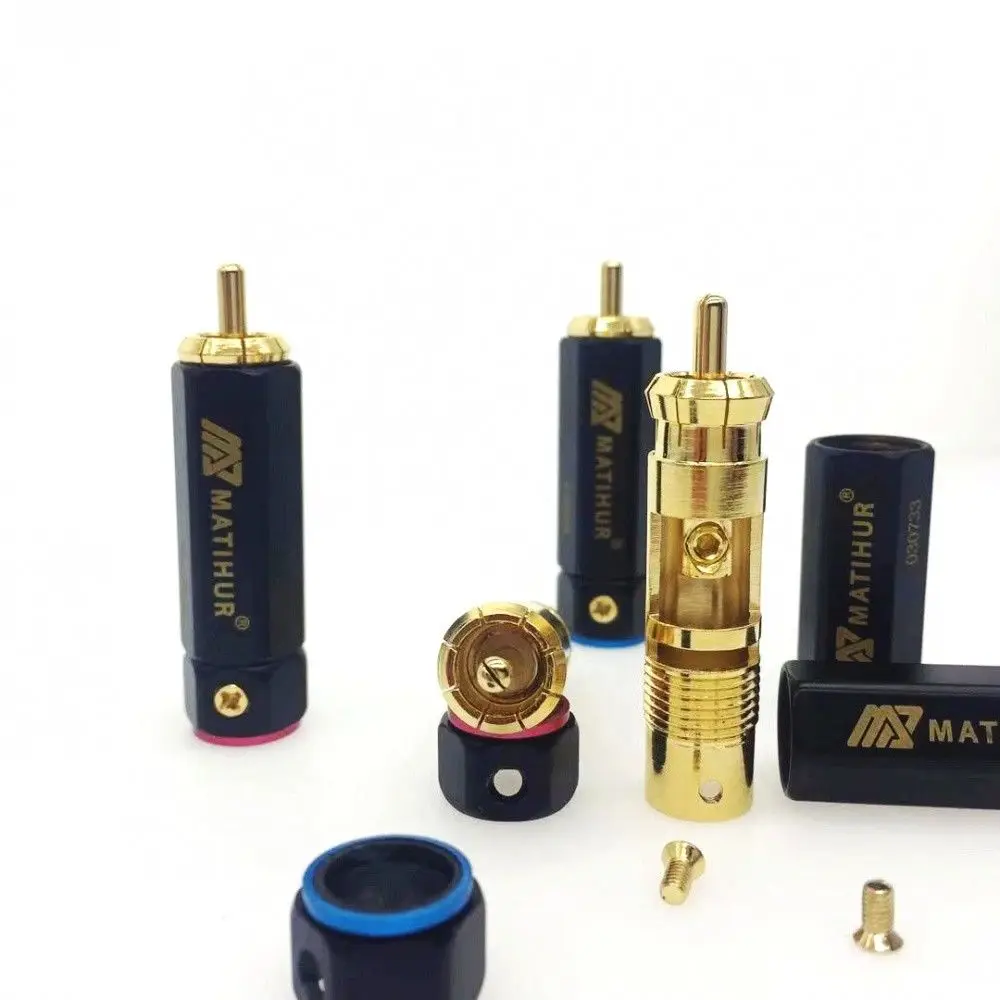 Gold RCA Connectors Set for Audio/Video Devices 5 Gold RCA Connectors Set for Audio/Video Devices - Image 5