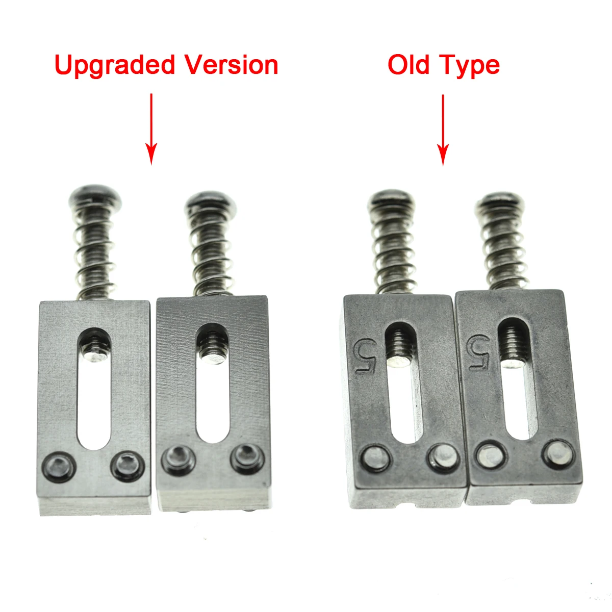 Stainless Steel Guitar Saddles Set for Strat/Tele 2 Stainless Steel Guitar Saddles Set for Strat/Tele - Image 2