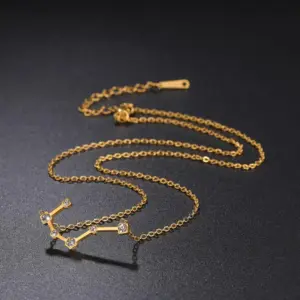 Zodiac Constellation Necklace in Stainless Steel 15 Hccddb876e65149eb95812d4ebee35f7fZ