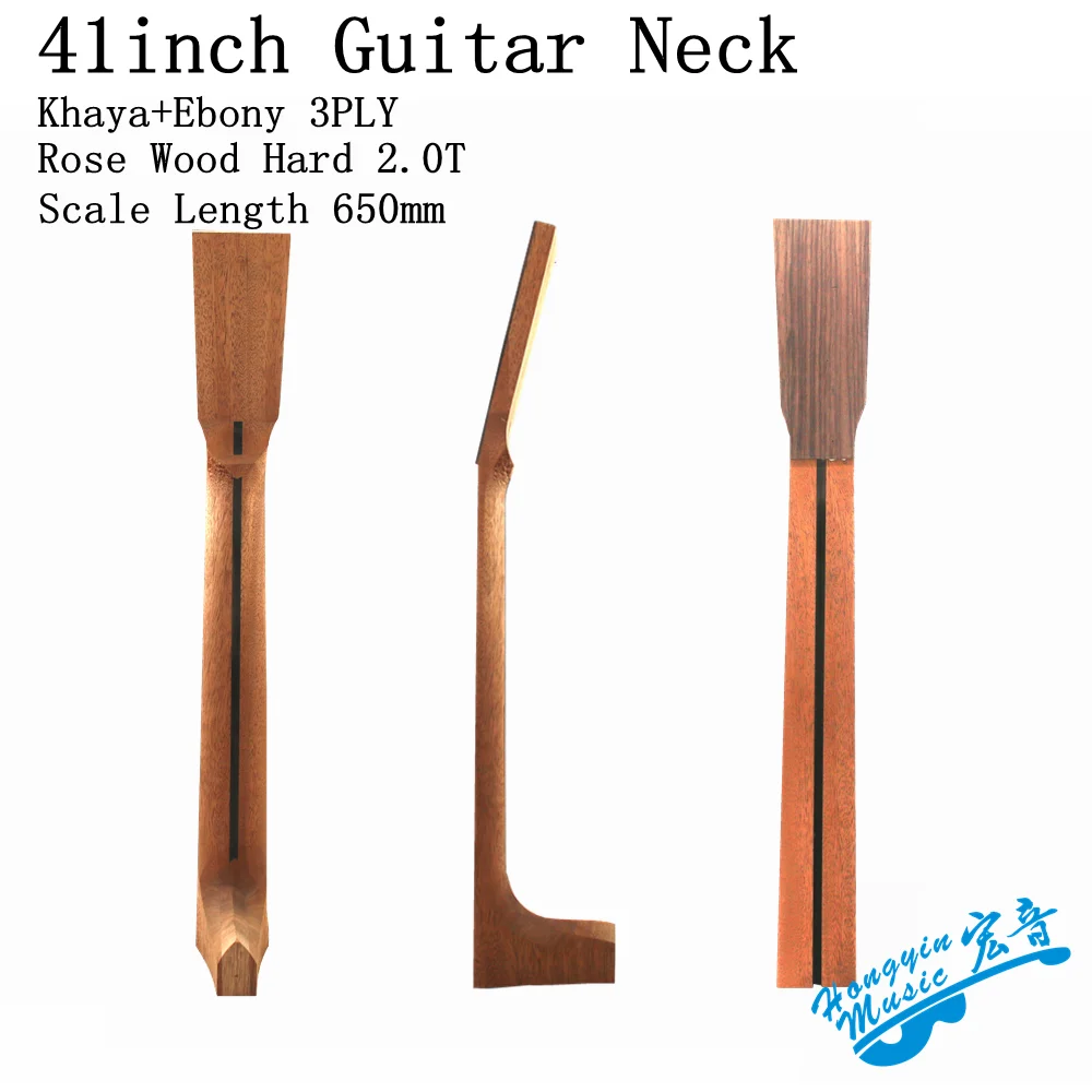 Premium African Mahogany Guitar Neck for Acoustic 2 Premium African Mahogany Guitar Neck for Acoustic - Image 2