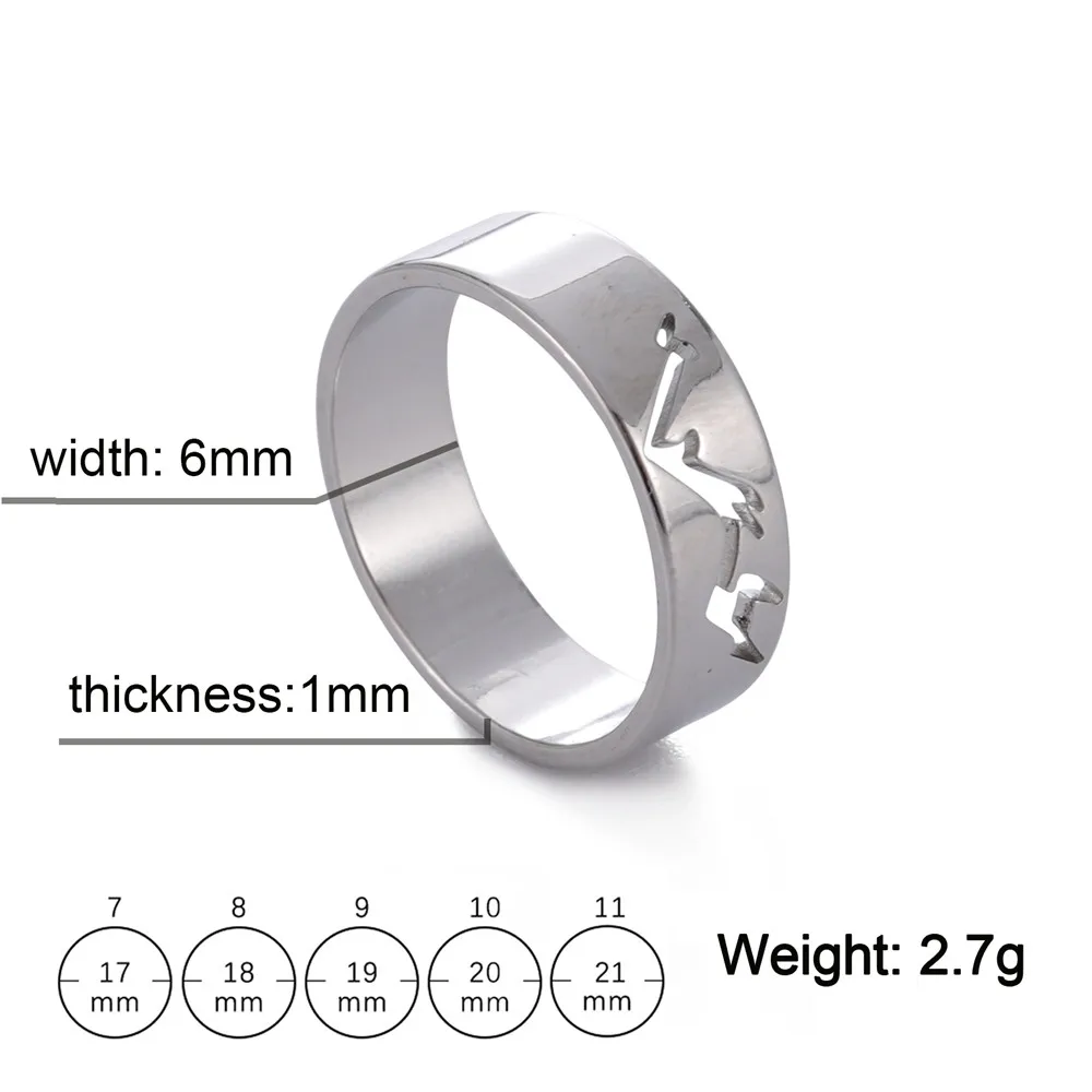Elegant Heart Couple Rings for Love 8 Elegant Heart Couple Rings for Love - Image 8