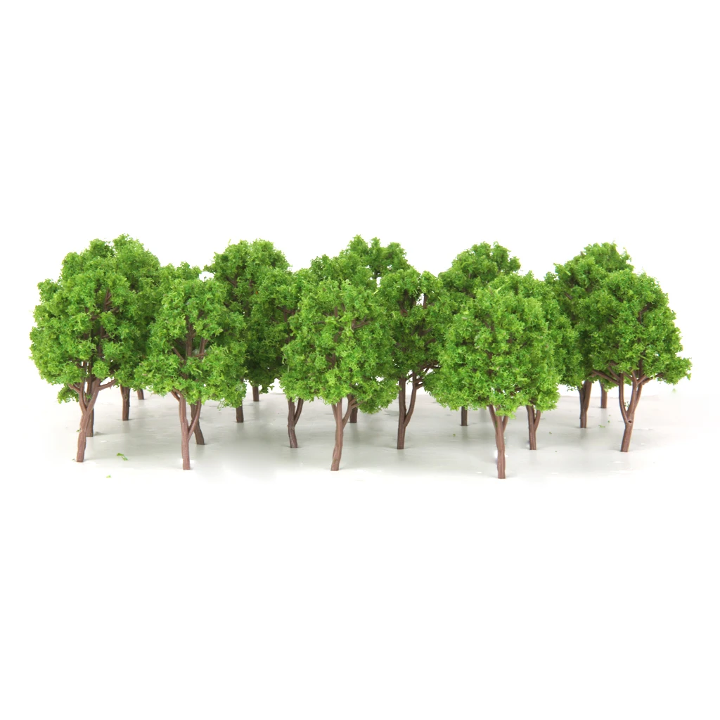 Set of 20 Miniature Deciduous Trees for N Scale Dioramas 5 Set of 20 Miniature Deciduous Trees for N Scale Dioramas - Image 5
