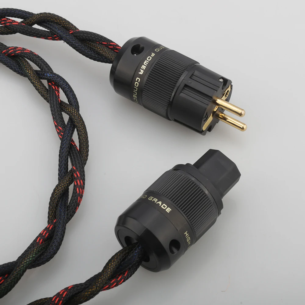 High-Quality 3Cores OFC Braided Power Cord 1.5mm 6 High-Quality 3Cores OFC Braided Power Cord 1.5mm - Image 6