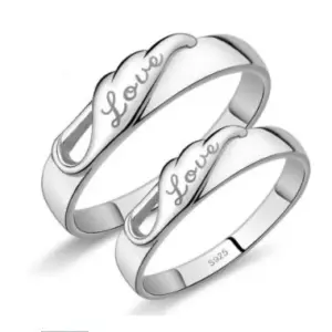 Silver Couples Wedding Ring Set 16 Hd3f7901bf5084c3b8d915e5b072ddbe5S