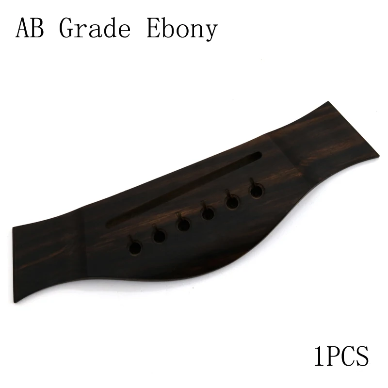 Ebony Acoustic Guitar Bridge 165mm Length 7 Ebony Acoustic Guitar Bridge 165mm Length - Image 7