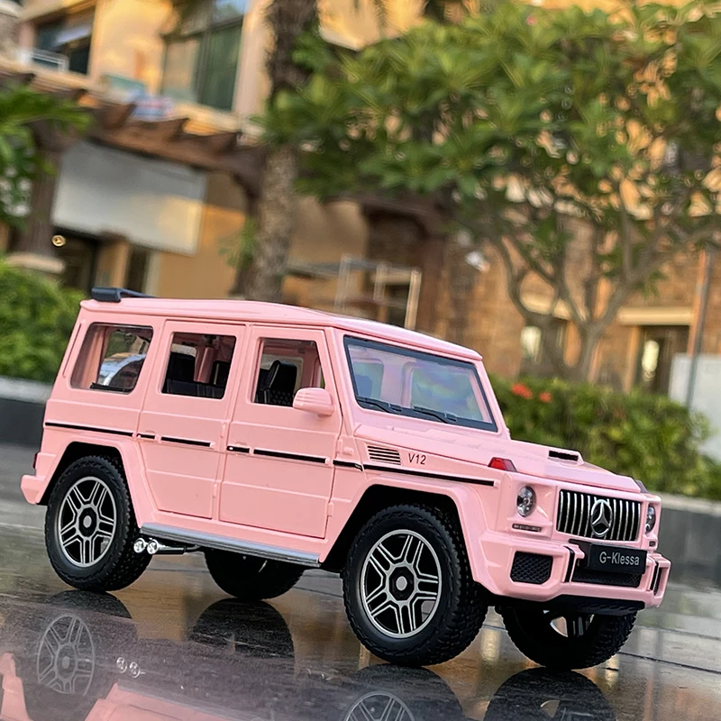 Pink 1:24 Alloy Off-Road Car Model 7 Pink 1:24 Alloy Off-Road Car Model - Image 7